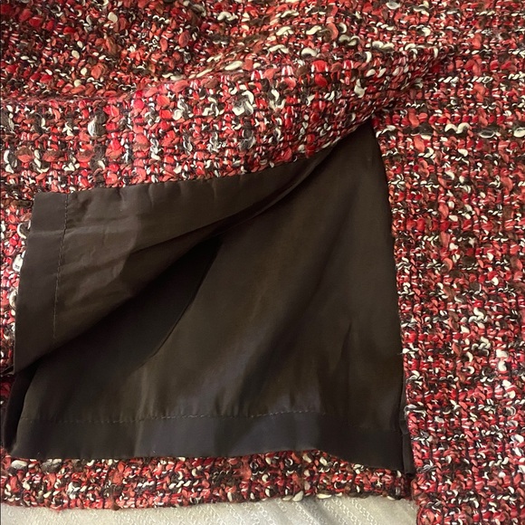 Talbots Wool Red Tweed Pencil Skirt $119 - Picture 7 of 9